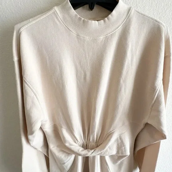 L Space Asher Dress Long Sleeve Short Cream Size Medium - Picture 5 of 13